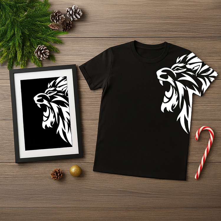 Lion Printed Unisex T-Shirt